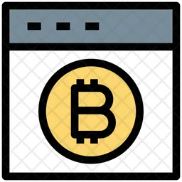 Bitcoin Web  Icon