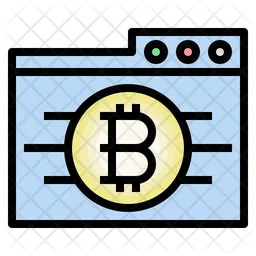Bitcoin web  Icon