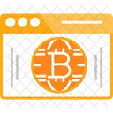 Bitcoin Web Online Bitcoin Bitcoin Website Icon