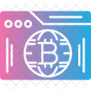 Online Bitcoin Bitcoin Website Bitcoin Account Icon
