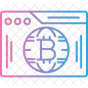 Online Bitcoin Bitcoin Website Bitcoin Account Icon