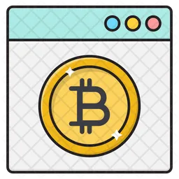 Bitcoin-Webseite  Symbol