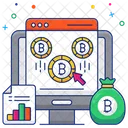 Bitcoin Website Cryptocurrency Website Online Crypto アイコン