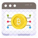 Bitcoin Website Cryptocurrency Website Online Crypto Icon