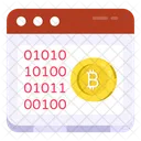 Bitcoin Website Cryptocurrency Crypto Icon
