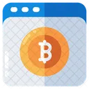 Bitcoin Website Cryptocurrency Website Online Crypto Icon