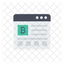 Browser Bitcoin Web Icon