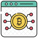 Bitcoin Website Web Cryptocurrency Cryptocurrency Website Icon