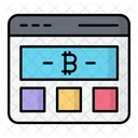 Bitcoin Website Bitcoin Cryptocurrency Icon