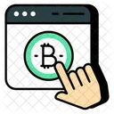 Bitcoin Website Cryptocurrency Crypto Icon