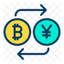 Bitcoin in yen  Icon