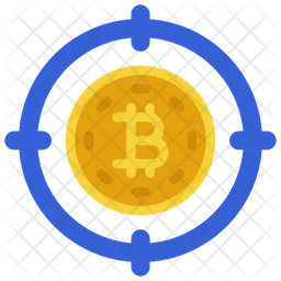 Bitcoin-Ziel  Symbol