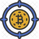 Bitcoin-Ziel  Symbol