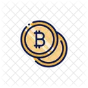 Bitcoins Bitcoin Crypto Currency Icon