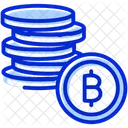 Bitcoins Coins Currency Icon