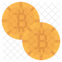 Bitcoins Cryptocurrency Btc Icon