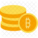 Bitcoins Cash Coins Icon