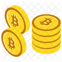 Pile Of Bitcoins Bitcoins Stack Of Bitcoins Icon