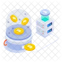 Bitcoins Blockchain Technology Btc Icon