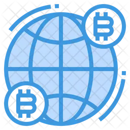 Mundo bitcoins  Icono