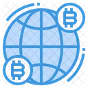 Bitcoins World Icon