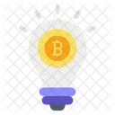 Ideia De Bitcoin Bitcoin Criptomoeda Ícone