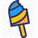 Bite Ice Pop Dessert Ice Cream Icon