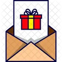 Letter Invitation Birthday Icon