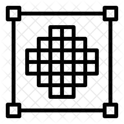 Bitmap Icon - Download in Line Style