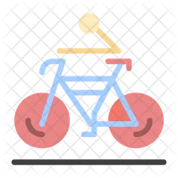 Biycycle Riding  Icon