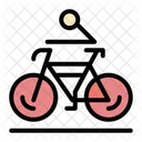 Biycycle Riding  Icon