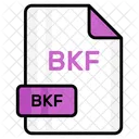Bkf 파일 형식 아이콘