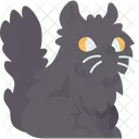 Black Cats Halloween Icon