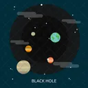 Black Hole Galaxy Icon