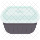 Black Containers Lids Icon