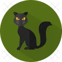 Black Cat Animal Icon