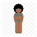 Black beach girl  Icon