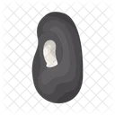 Black Bean Bean Food Icon