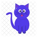 Black Cat Cat Animal Icon