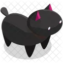 Black Cat Pussy Icon