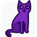 Black Cat Cat Veterinary Icon