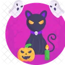 Halloween Cat Scary Icon