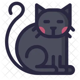 Black cat Icons in SVG, PNG, AI to Download