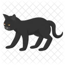 Black Cat Black Kitten Icon