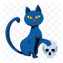 Magic Cat Black Cat Superstitious Cat Icon