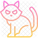 Black Cat Mammal Pet Icon