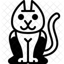Black Cat Pet Icon