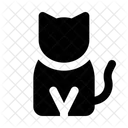 Black Cat Superstition Witch Icon