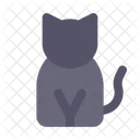 Black Cat Superstition Witch Icon