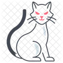 Black Cat Cat Halloween Icon